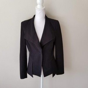 Venus / Medium / Black One Button Blazer